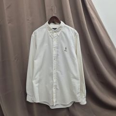 美品 ラフシモンズ ロゴパッチ コットンブレンドチェックシャツ XXL 