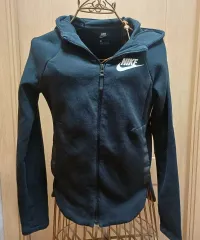 NIKE ナイキ ジュニア テック フリース フーディー ジップアップ ブラック (L/150-160)