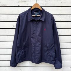 希少】ラルフローレン スイングトップ 2XB 紺 TALONジップ - メルカリ