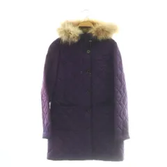 マッキントッシュフィロソフィー MACKINTOSH PHILOSOPHY キルティングコート アウター 中綿 ラクーンファー 38 パープル /CX ■GY06のサムネイル