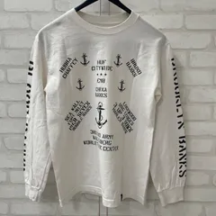 最終値下げ ハフ HUF CITYWIDE ステンシル イカリ 袖プリ ロンT 長袖 Tシャツ S ホワイトのサムネイル