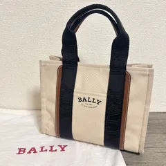 BALLY バリー DRYVALIA ドライヴァリア キャンバストートバッグ ミニトート ジャガードロゴハンドル ハンドバッグ ナチュラル 保管袋付き