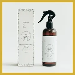 Nature+ For Dog 【CICA&シルクエキス配合×舐めても安全】グルーミングスプレー 300ml 全成分公開 敏感肌 静電気 保湿 毛艶 ブラッシングスプレー 保湿 無添加 植物性天然由来成分 ネイチャーフォードッグ 0のサムネイル