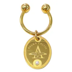 MIKIMOTO ミキモト 飛鳥II ASUKA CRUISE キーリング キーホルダー キーケース ゴールド 箱付き 【A】【メンズ・レディース】★■610288【中古】のサムネイル
