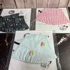 新品未使用 ポケモンセンター限定 ポケモンシャツ マスク 3枚セット ヤドン ミュウツーのサムネイル