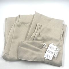 無印良品 綿ハトメカーテン2枚 150×250cm ベージュ MUJI - メルカリ