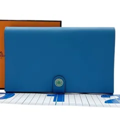 HERMES 財布 R.M.S トゥタンマン ブルー系 グリーン系 R.M.S トゥタンマン ユニセックス シルバー金具 新品未使用展示品のサムネイル