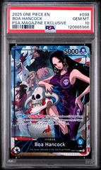 【PSA10】ハンコック 英語版　PSAマガジン　限定コラボプロモカード1枚 ワンピカード】PSAコレクターズクラブ入会特典で限定ハンコックが手に