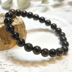 【E19388】スモーキークォーツ　8㎜　煙水晶　ブレスレット　Smoky Quartz 天然石