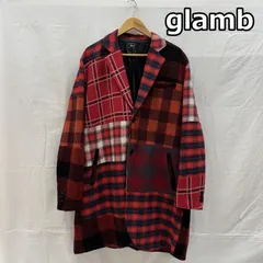 グラム マルチ チェック パターン チェスター コート メンズ L ISItems【USED】【古着】【中古】50157424