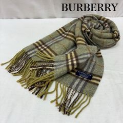 バーバリー クラフトフィニッシュ タータンチェックピュアカシミヤ