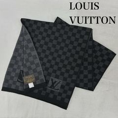 ルイ・ヴィトン☆エシャルプダミエ グラフィットマップマフラー 75901