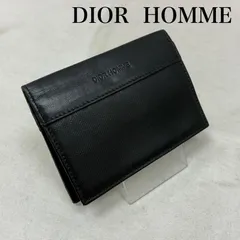 ディオールオム オブリーク トロッター ロゴ 型押し 二つ折り レザー カードケース メンズ - ISItems【USED】【古着】【中古】50157615のサムネイル