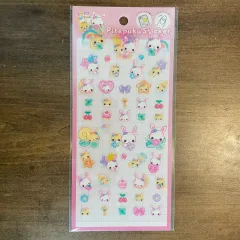 新品) 平成 ふわふわラビちゃん メモリーズ クルックス ステッカー ダイアリーデコ 携帯デコ ネイル