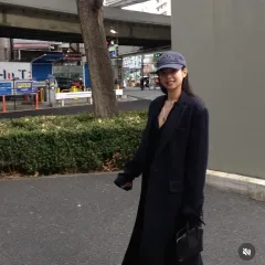 ドリス ヴァン ノッテン ジェニ コート (チャコール)のサムネイル