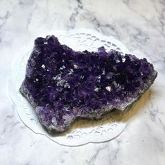 極濃紫AAA✨ウルグアイ産 アメジスト クラスター 結晶美 ドゥルージー 