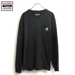 00s Carhartt ポケット付き 長袖Ｔシャツ メンズ 表記Mサイズ