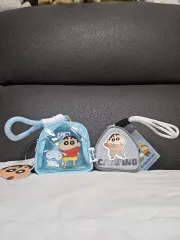 クレヨンしんちゃん キャンピング ミニ ポーチ キーホルダー セット