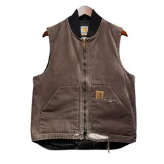 11s Carhartt Quilting Lined Duck Vest 茶 Mのサムネイル