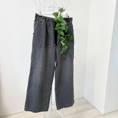 美品✨ studioCLIP タックワイドデニムパンツ PF 低身長向け