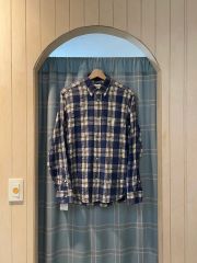 BLANC basque チェック柄 長袖シャツ パールボタン - メルカリ