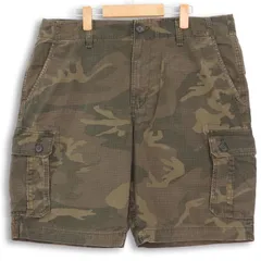 メンズW36 オールドネイビー カーゴショートパンツ リップストップ 迷彩柄 OLDNAVY カモフラージュ ショーツ ハーフパンツ hpc-0158のサムネイル