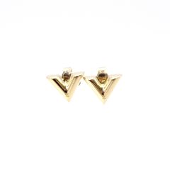 LOUIS VUITTONエッセンシャルVピアス ゴールド 美品正規品付属品完備