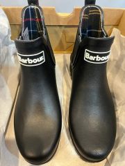 Barbour Wilton レインブーツ ネイビー UK5 - メルカリ