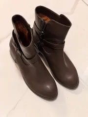 ミッソ ブラウン アンクルブーツ