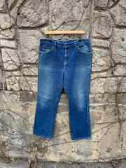 90s Lee ヴィンテージ 202-0389 ブーツカット ウォッシュ デニム パンツ 517
