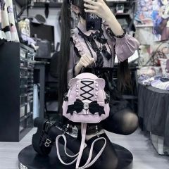 kpsオリジナル ハート リュックサック ショルダーバッグ ゴスロリ 