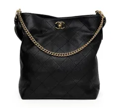 中古ブランド CHANEL カーフスキン 公開番組 サノク コレクション バケットバッグ AS0602 27番台のサムネイル