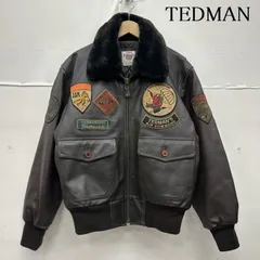 テッドマン G-1 ワッペン フライト レザー ジャケット メンズ 40 ISItems【USED】【古着】【中古】50158402のサムネイル