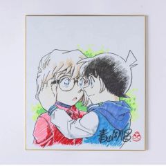 名探偵コナン 複製サイン入り色紙 江戸川コナン&灰原哀 - メルカリ