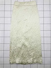 ◇ Θ ナノユニバース nano・universe LB.03 ジャガードスカート アイボリー系 レディース E  【1604080000135】