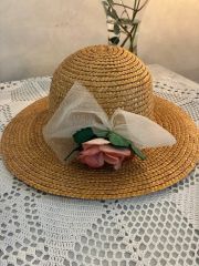 コサージュ付カサブランカハット - メルカリ