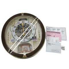 極美品 SEIKO EMBLEM HS561P壁掛け時計 掛時計 ピンク - メルカリ