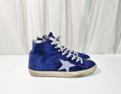 未使用級Golden Goose FRANCYハイカット スエードーネイビー37 - メルカリ