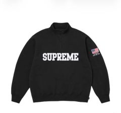 Supreme Shop Flag Half Zip PulloverBlack - メルカリ