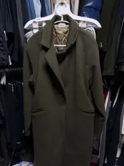 Vivienne Westwood ヴィヴィアン・ウエストウッド ウール混 カーキ ロングコートのサムネイル