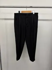 (34) メンズ COS ウール 100％ ワンタック バンディング パンツ スラックス ズボンのサムネイル