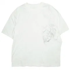 NOBUYUKI MATSUI ノブユキマツイ 日本製 アシンメトリープリントTシャツ Free WHITE 半袖 トップス g26503のサムネイル