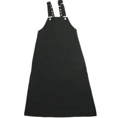 THE RERACS ザ リラクス 21AW 日本製 ジャンパースカート エプロン ワンピース 21FW-REOP-089L-J 36(S) BLACK サロペット トップス g26063のサムネイル