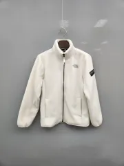 THE NORTH FACE ザノースフェイス キッズ 白 フリース ジップアップ