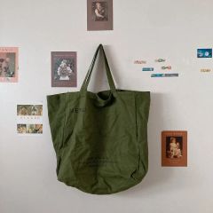 ディーンアンドデルーカ 葡萄染め 天然染めショッピングバッグ葡萄