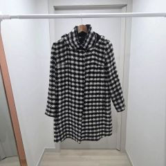 完売♡JENNE 千鳥柄フレンチレトロコート ウール ダブルボタン - メルカリ