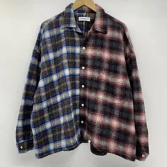 MAGIC STICK マジックスティック ENTERTAINMENT 2 Face Flannel Shirt フェイス フランネル シャツ 23AW-MS10-024 Mサイズ ※中古のサムネイル