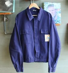 こんぶ　フレンチ　ワークジャケット　ショート丈　デッドストック　美品 こんぶ様専用 フレンチ ワークジャケット ショート丈 デッドストック