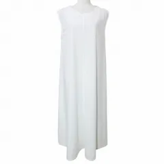 ミッシュマッシュ MISCH MASCH 美品 ロングワンピース ノースリーブ Aライン M 白 ホワイト X