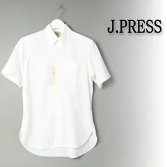 新品 ジェイプレス Jプレス 【夏に嬉しい高機能】カノコインレイパッチポケット シャツ/B.D. ボタンダウン 半袖 ビジネスシャツ M / XL